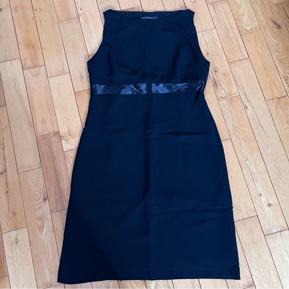 Teenflo Black Halter Sheath Midi Dress